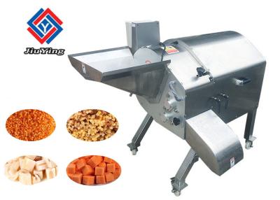 China 2000 KG/H Garlic Processing Equipment Ginger Cube Carrot Dicer Cutter for sale