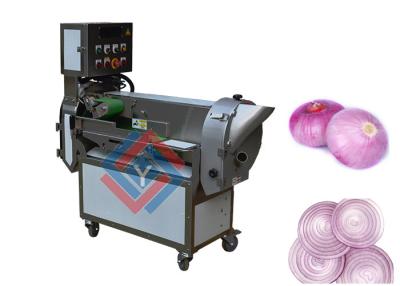 China Root Vegetable Slicer Stripper Dicer Machine Onion Cutter Equipment for sale