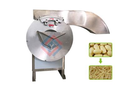 China Automatic Sweet Potato Chips Slicer Machine French Fries Cassava Cutter for sale