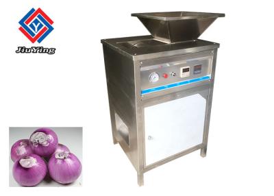 China 400W Onion Processing Equipment / Full - Automatic Onion Skin Peeling Machine for sale