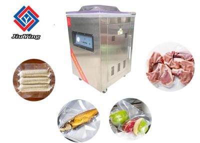 China Kleine de Verpakkingsmachine van het Vlees Plantaardige Vacuümvoedsel het Verzegelen Breedte 400X10mm Te koop