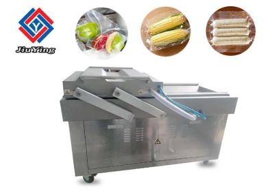중국 압축 공기를 넣은 진공 냉동 식품 포장 기계 두 배 약실 고능률 판매용