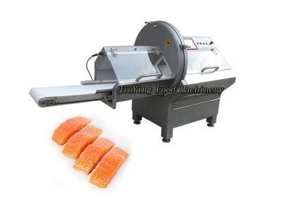 China Thickness Adjustable Frozen Fish Fillet Cutting Machine Capacity 200pcs / Min for sale