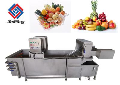 China Automatic Air Bubble Vegetable And Fruit Washing Machine For Food Processing Industry for sale