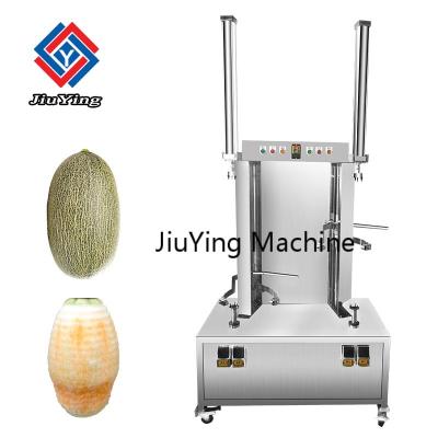 China Melon / Pineapple Peeler Machine With Double Head 2kw Capacity 500-600pcs/h for sale