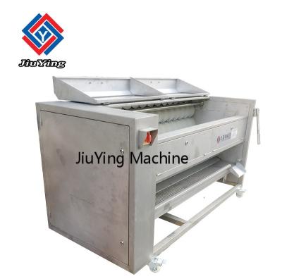 China Cassava / Ginger / Potato Washing And Peeling Machine Energy Efficiency for sale