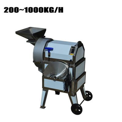 China 220V Vegetable Dicing Shredding Stripping Equipment / Root Vegetable Potato Chips Making Machine for sale