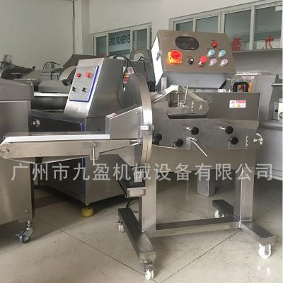 China Adjustable Cooked Pork Beef Mutton Slicing Machine / Automated Cooked Meat Cutter for sale