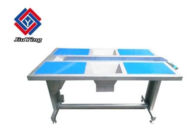 China Stainless Steel Conveyor 4 Station 925mm Working Selection Table for sale