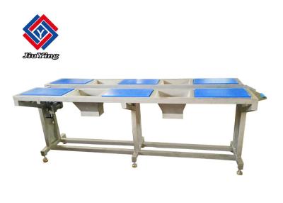 China SS 70mm/S 6 Station Vegetables Working Table With Conveyor for sale