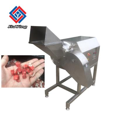 China 3 Dimension 1500KG/H 15mm Forzen Meat Dicing Machine for sale