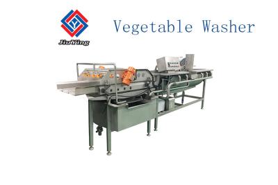China Industrial 380v 3p 1500kg/H Vegetable Fruit Washing Machine for sale