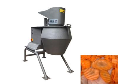 China 3000kg/h 3 Phase 1.5KW Carrot Shredding Machine Multi Root Vegetable Cutter for sale