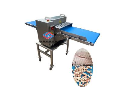 China 600KG/H Meat Processing Machine SS Chicken Cube Fish Dicer Machine for sale