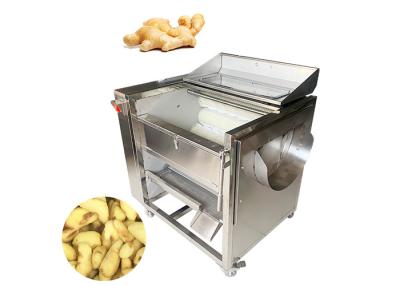 China 500KG/H fruit en Plantaardige Schilmesjemachine Ginger Potato Washer Te koop
