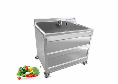China 300kg/h Salad Cabbage Vegetable Fruit Washing Machine For Restaurant for sale