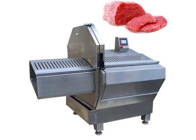 China 220pic/min Frozen Meat Cutting Machine Stainless Steel Steak Slicer for sale
