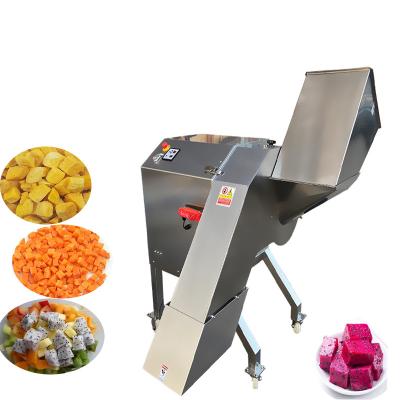 China Stainless Steel Vegetable Dicer Machine 3D Mango Onion Fruit Processing Equipment for sale