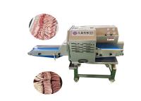 China máquina de corte congelada automática da carne de carneiro da carne do bacon da salsicha do cortador industrial da carne 800kg/h à venda