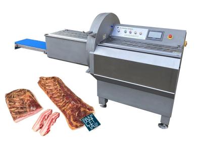China Máquina de corte fumado 200pcs/minuto da carne do Pancetta do bacon à venda