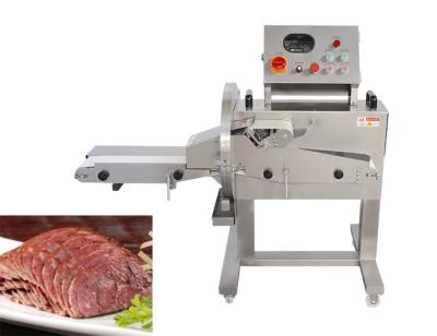 China Snijdende Machine 120mm van het transportbandtype Gekookte Vlees het Voeden Inhambreedte Te koop