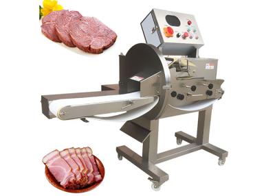 China 380v 600kg/h Meat Processing Machine Adjustable Cooked Beef Cutting Offal Braised Meat Slicer for sale