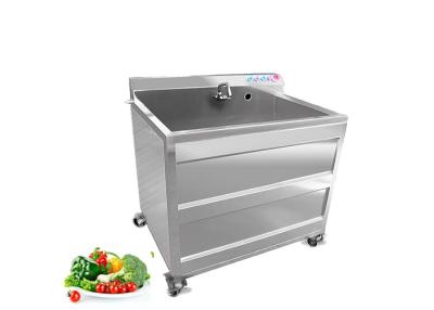 China Stainless Steel Canteen / Bubble Vegetable Washing Machine 200-300kg/H for sale