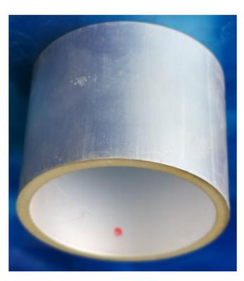 China Durable Piezo Tube Ø8xØ6x8mm 120KHz Resonant Frequency Low Dielectric Loss for sale