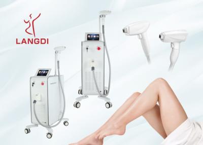 China 808nm 810nm Mobile Laser Hair Removal Machine Permanent 600w 10 Bars for sale