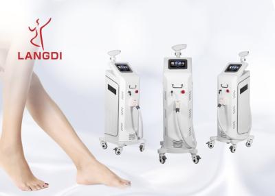 China 750nm 810nm Hair Removal Permanent Machine Stationary 600w 1 Million Shots for sale