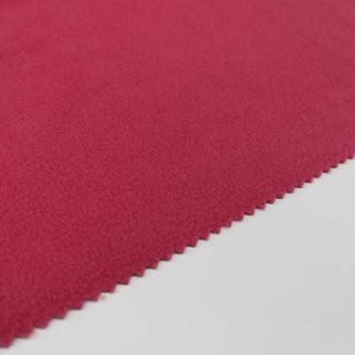 China Plain Printed Micro Polar Non Pill Fleece Fabric Medium Thickness for sale