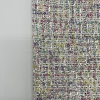 Cina 60 pollici di tessuto in tweed 100% poliestere 147cm 289gm S08-054 in vendita