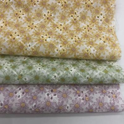 Chine Tissu de broderie en coton imprimé élégant Tissus ménagers M04-LK015 à vendre