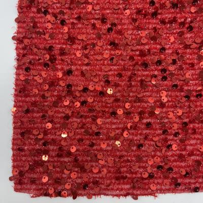 China Garment Sequins Glitter Embroidery Fabric M18-001 for sale