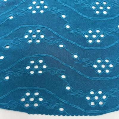 China Customized Sports Jersey Fabric Jacquard Knitting Material F02-010 for sale