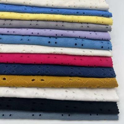 Chine Tissus écologiques en tricot, jaquard, maillot de sport, tissu pour la maison, textile moyen GSM F02-034 à vendre