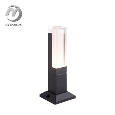 China High quality IP56 7w garden aluminum body outdoor waterproof bollard led lawn light for sale