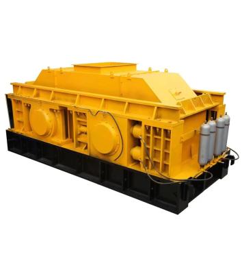 China Hydraulic Toothe Double Roller Crusher 1000mm Roller diameter Grinding System for sale