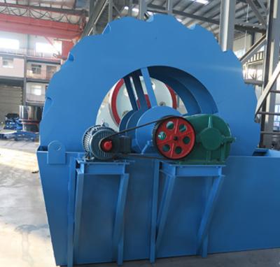 China Wheel Type Sand Electric Vibrating Sieve Machine 50 TPH 5.5kw For Construction for sale