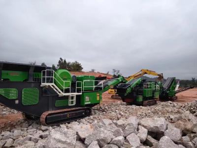 China Mobiele de Maalmachinemachine van het kalksteenkruippakje, Draagbare de Kegelmaalmachine van het Steengroevespoor Te koop