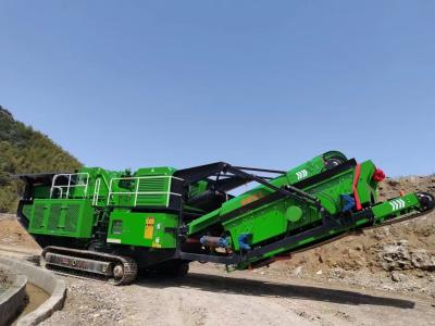 China C106 Crawler Type Mobile Crushers And Screeners 600×900 Small Portable Granite Gravel for sale