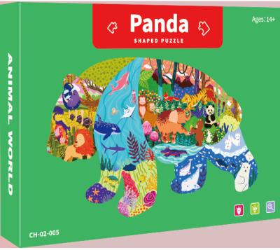 Китай Оптовые изготовленные на заказ изготовители головоломки печатая мозаики детей детей размера A3 A4 животные продается
