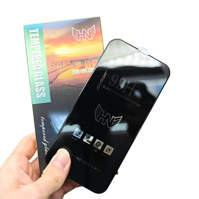 China 99H Cell Phone Tempered Glass Screen Protector Iphone 14 Full Coverage for sale