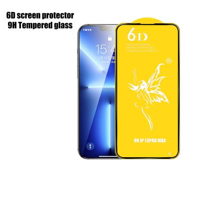 China 6d Angel Full Coverage 9H Tempered Glass Screen Protector For Iphone 12 Pro Max for sale