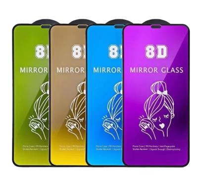 China Full Cover Cell Phone Screen Protector 8D Mirror Anti Shock OEM for sale
