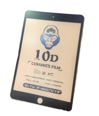 China 10D Clear Ceramic Phone Glass Protector For Ipad Pro 12.9 2018 for sale