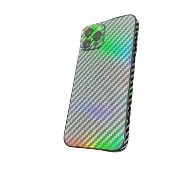 China PVC TPU Screen Protector Gradient Carbon Fiber Mobile Phone Protection Sticker for sale