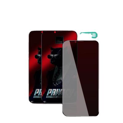 China Panther rojo protector de pantalla de vidrio de privacidad vidrio templado para Iphone 13 pro max VIVO Y12 OPPO a15 en venta