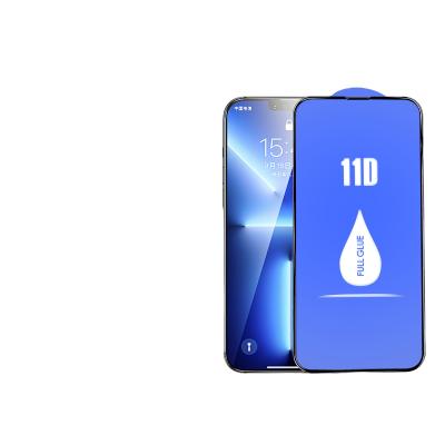 중국 11D 풀 스크린 보호 필름 먼지 망 큰 아크 풀 스크린 스크린 인쇄 iPhone 14 맥스의 고 알루미늄 템퍼드 글래스 판매용