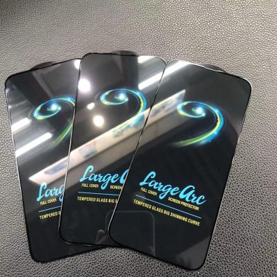 China Super 9 Big Arc 0.4mm Tempered Glass Screen Protector For Iphone 15 Samsung A22 Vivo Y12 for sale
